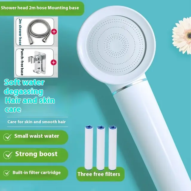 Supercharged Skin Care Soft Water Chlorine Removal Shower High Pressure Set3 - Shop at LoveMi