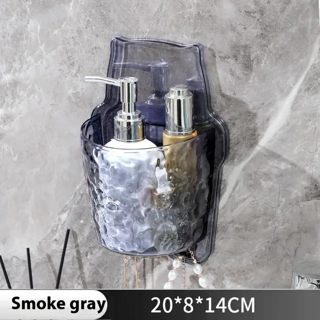 Simple Dormitory Cosmetics Water Ripple Storage Rack Smoky Gray - Shop at LoveMi