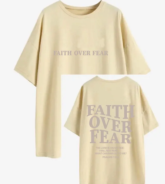 Letter Printed T shirt Women's Fashion Casual Loose Khaki - Shop at LoveMi