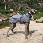 Pet Shell Jacket Dog Winter Outdoors Ski Suit - Gray