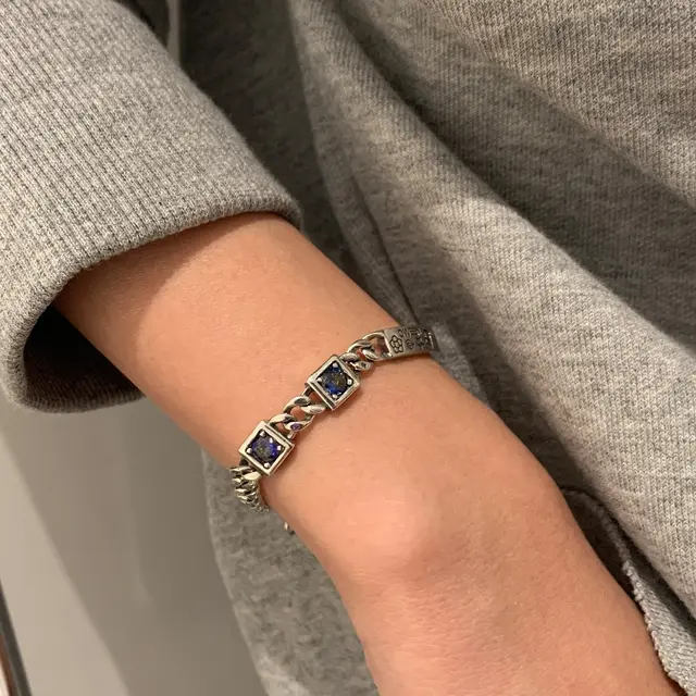 Women's Silver Stitching Bracelet Retro Fashion Sl3675 - Shop at LoveMi
