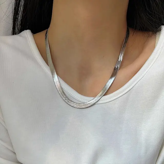 Simple Cold Style Snake Bone Bracelet Women's Fashion Xl1920 - Shop at LoveMi