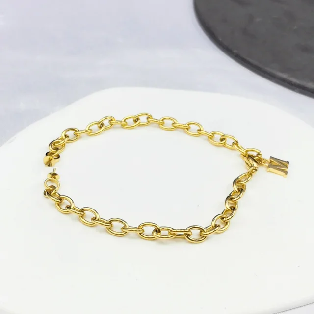 DIY Pearl Accessories Titanium Steel Empty Bracelet Holder Vacuum Electric 18K Gold - Shop at LoveMi