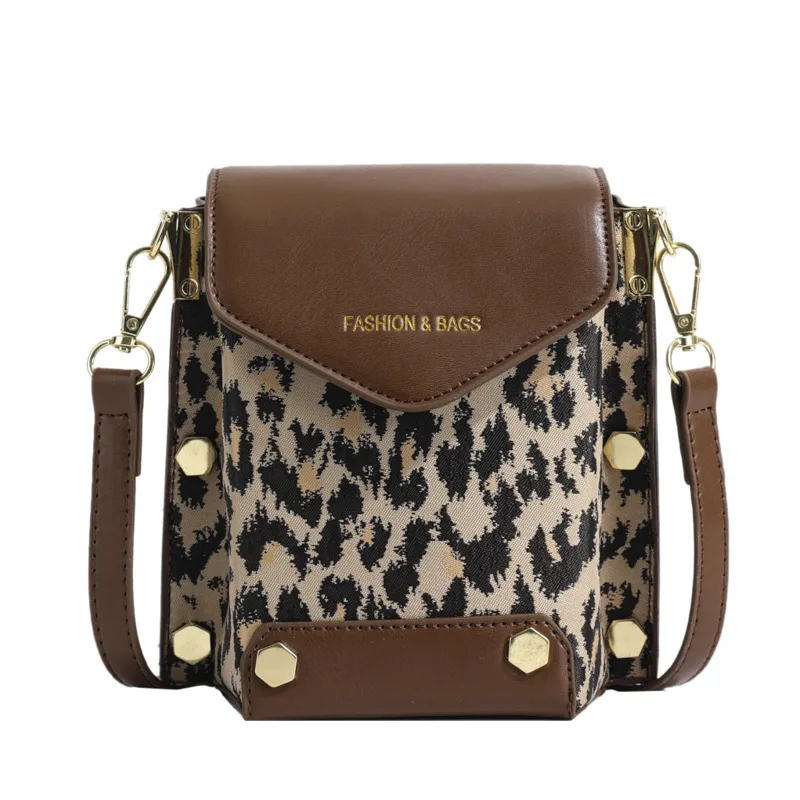 Women's Fashion Three dimensional Small Square Bag Brown - Shop at LoveMi