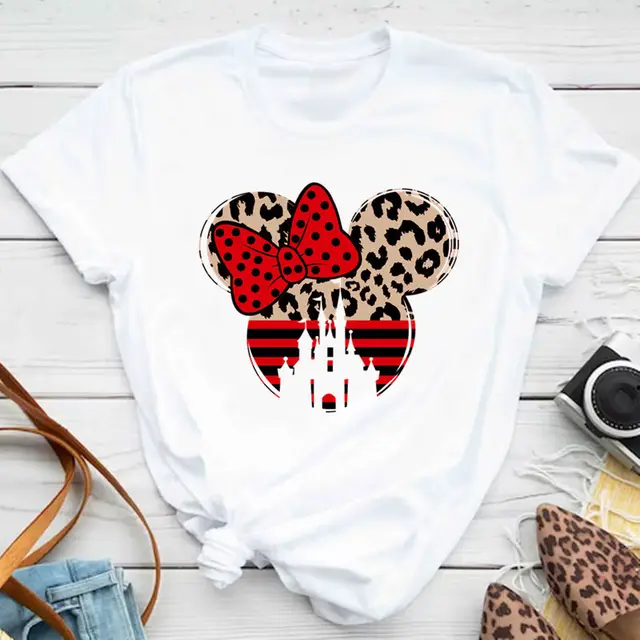 Fashion Heart Print Women's Summer Modal Women's Top Red - Shop at LoveMi