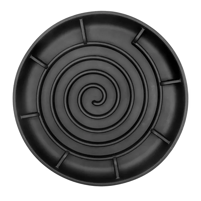 Dog Slow Food Bowl Anti tumble Round Black - Shop at LoveMi
