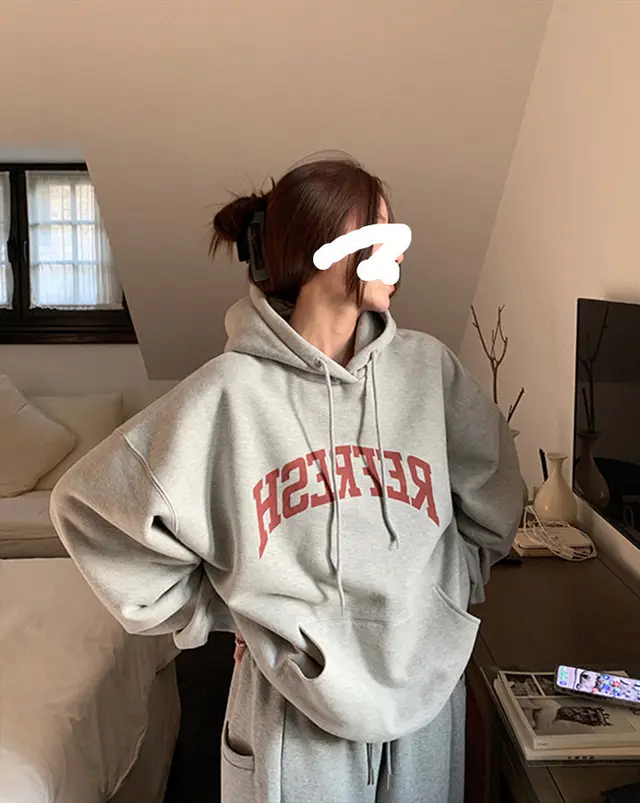 Autumn And Winter Loose And Lazy Style Coat Tide Light Gray - Shop at LoveMi