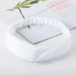 Hairband Cross Knitted Thread Hairware - Knitted White