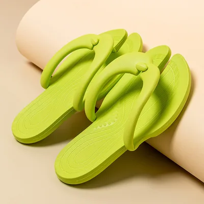 Trendy Non slip Wear resistant Couple Slippers Outdoor Green - Shop at LoveMi