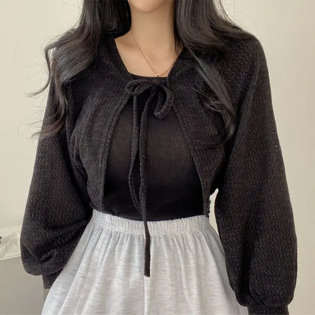 Sun Protection Cardigan Short Coat For Women Black - Shop at LoveMi