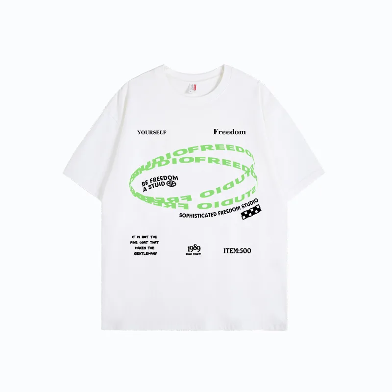 American Letter T-shirt Summer Street - White