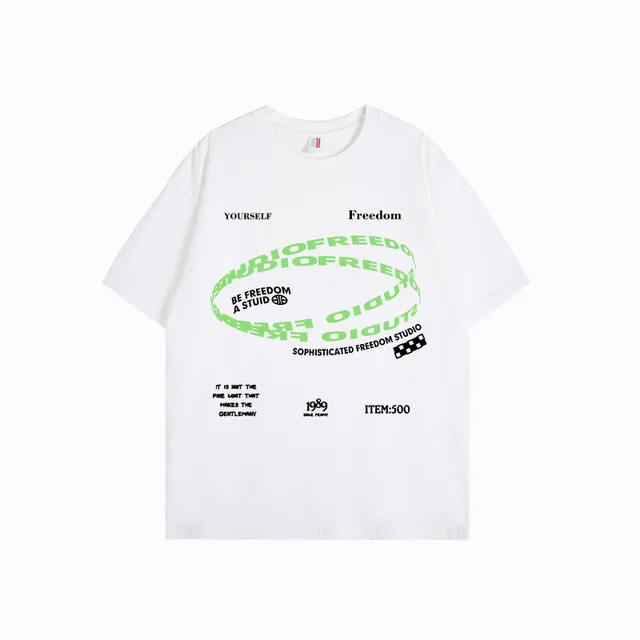 American Letter T shirt Summer Street White - Shop at LoveMi