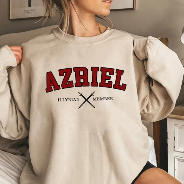 Loose Autumn And Winter European And American Printed Men's And Women's Long Sleeves Sweatshirt Apricot - Shop at LoveMi