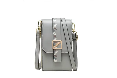 Women's Wallet Cross body Printing Simple Gray - Shop at LoveMi