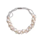 White Millet Beads Bracelet