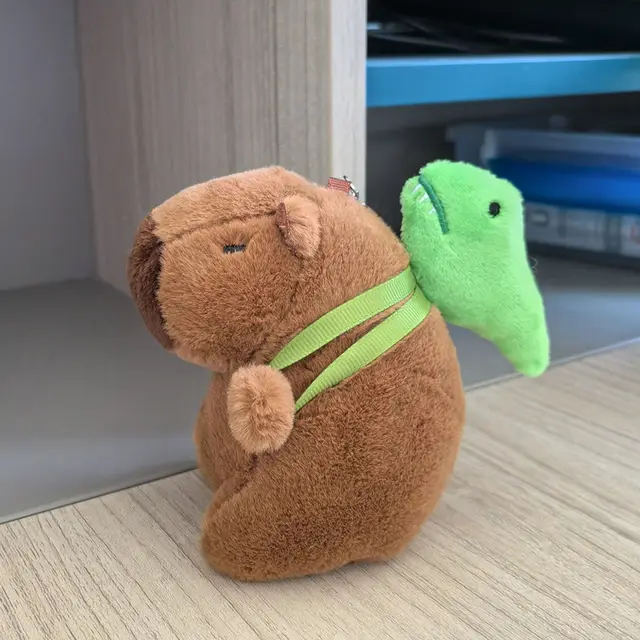 Capabala Figurine Doll Plush Toy Key Chain Back Crocodile - Shop at LoveMi