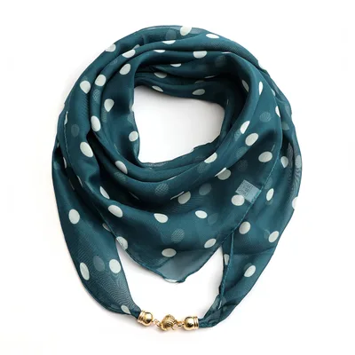 Golden Ball Floral Chiffon Scarf Women's Printed Thin Xq4438 Haqing - Shop at LoveMi
