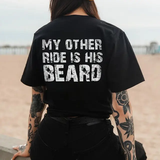 Cotton Personalized Printed Short sleeved Round Neck T shirt Black - Shop at LoveMi