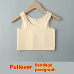 Plus Size Chest Cover Bandage Underwear Pullover Chest Closing - Skin Color-M