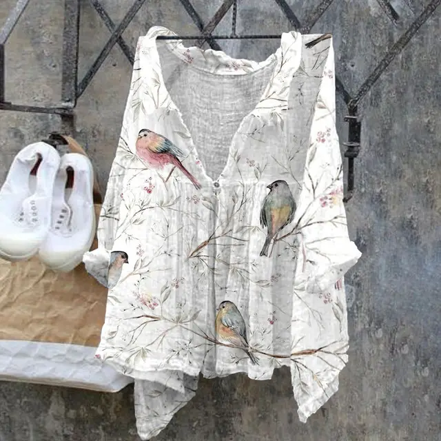 Fashion Women's Shirt Landscape Printing B42Syn2277 - Shop at LoveMi