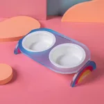 Double Bowl Blue Double Rack