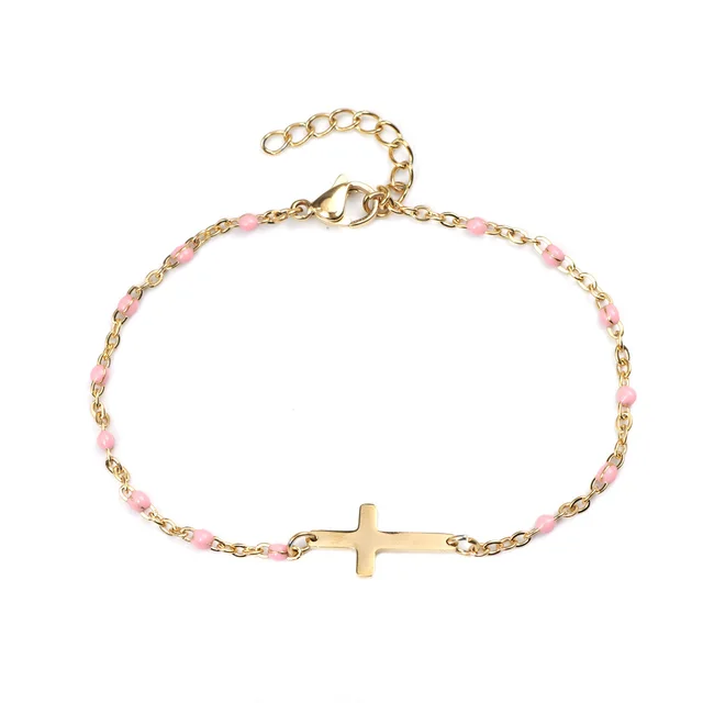 Fashion Cross Stainless Steel Bracelet B0212599 - Shop at LoveMi