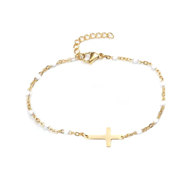 Fashion Cross Stainless Steel Bracelet B0212600 - Shop at LoveMi