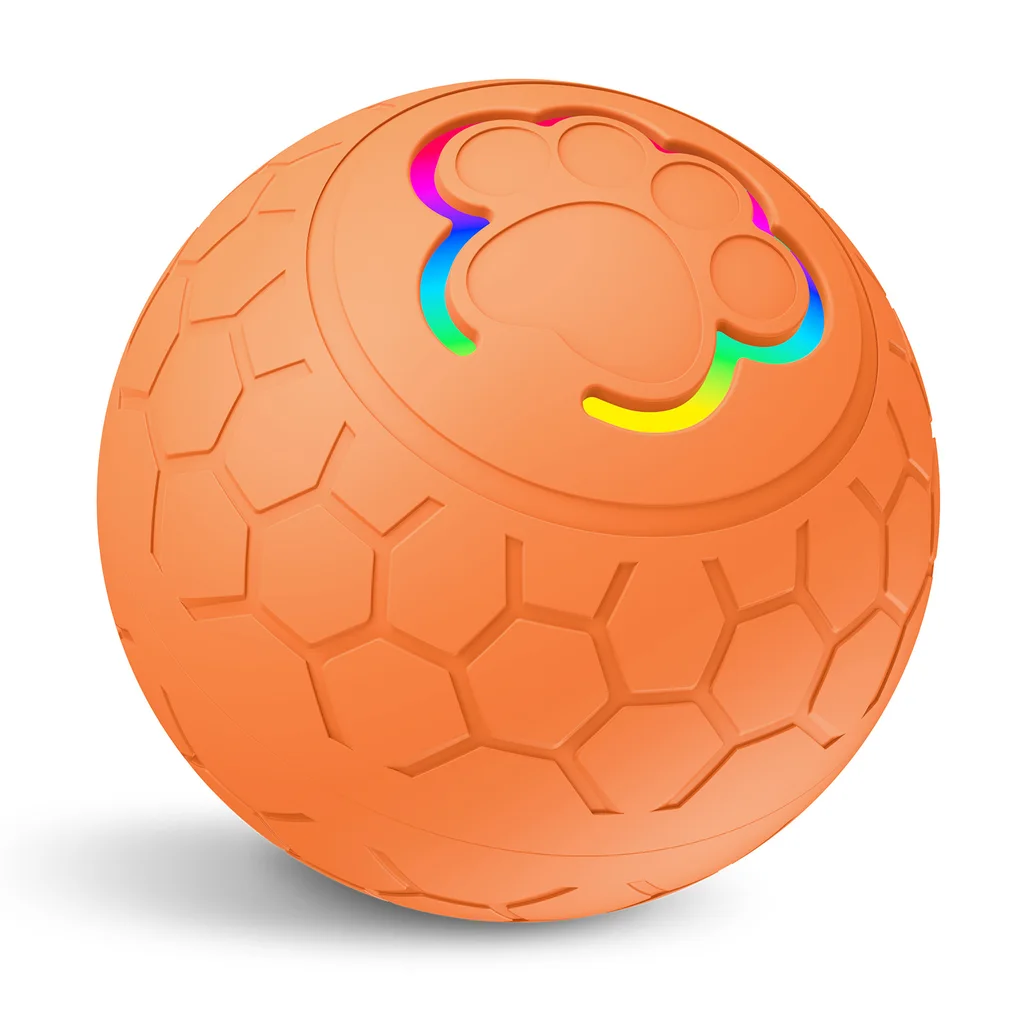 Electric Intelligent Remote Control Ball Gravity Jumping Ball - Orange Ball - View 1