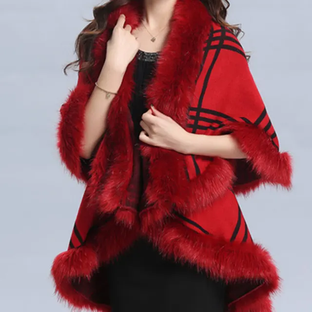 Korean Style Women's Loose Plus Size Knitwear Coat Wine Red - Shop at LoveMi