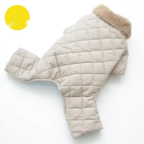 Winter New Pet Cotton Dog Cotton Coat Gray - Shop at LoveMi