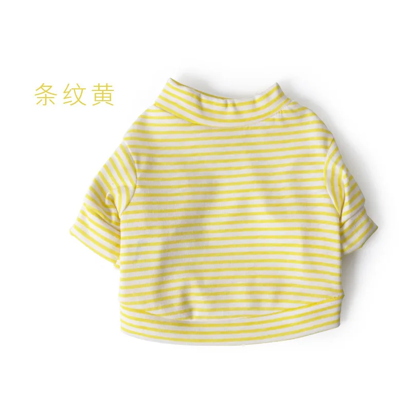 Pet Supplies Dog Clothes Cotton White Stripes Yellow - Shop at LoveMi