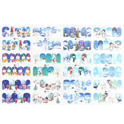 Cartoon Animal Nail Beauty Water Printing Stickers A1179 1186 - Shop at LoveMi