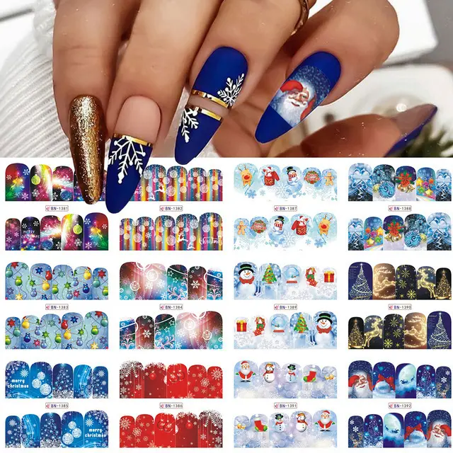 Cartoon Animal Nail Beauty Water Printing Stickers Bn1381 1392 - Shop at LoveMi