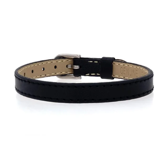 Color Leather Hand Bracelet Jewelry Accessories Black - Shop at LoveMi