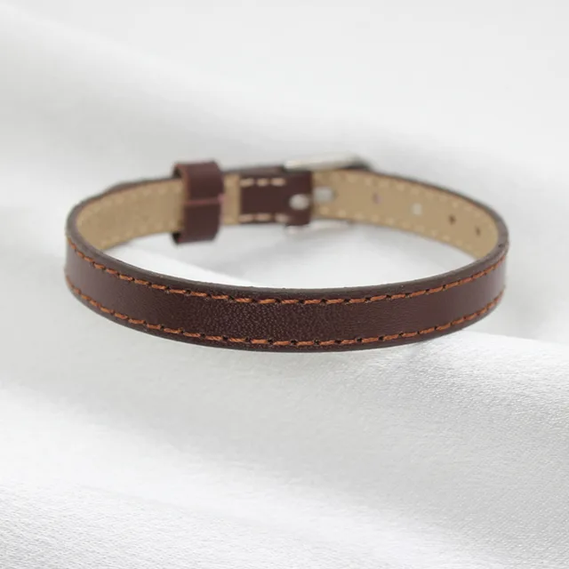Color Leather Hand Bracelet Jewelry Accessories Brown - Shop at LoveMi