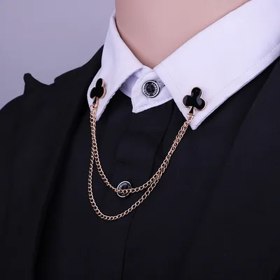 Holiday Style Brooch Boat Anchor Rudder Bow Tie Golden Plum Blossom - Shop at LoveMi