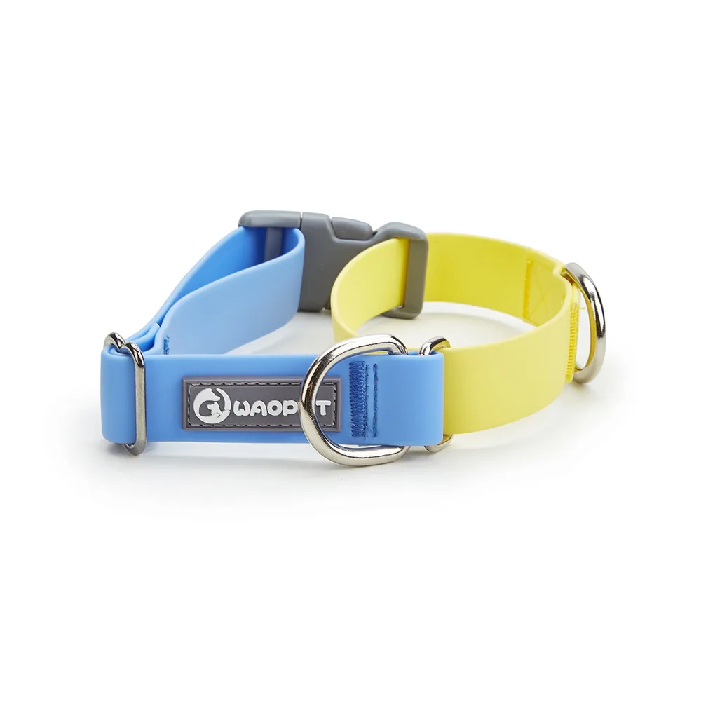 Plastic Waterproof Traction Collar Pet Supplies Tow Rope Collar - Collar Blue Dream Yellow