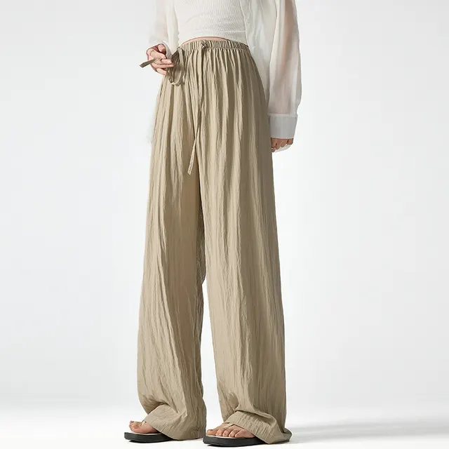 New Yamamoto Pants Women Slimming Laid back Style Small Yamamoto Pants Spring Women Mocha Color - Shop at LoveMi