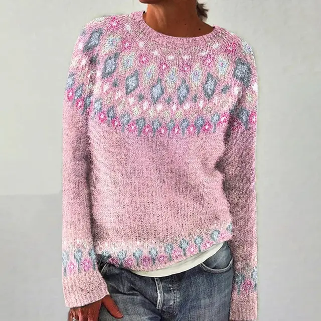 3D Women's Printed Wear Round Neck Soft Sweater - Shop at LoveMi