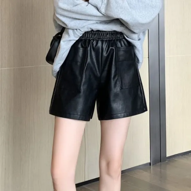 Autumn And Winter Outer Wear Boot Wide Leg High Waist Casual Pants Black - Shop at LoveMi