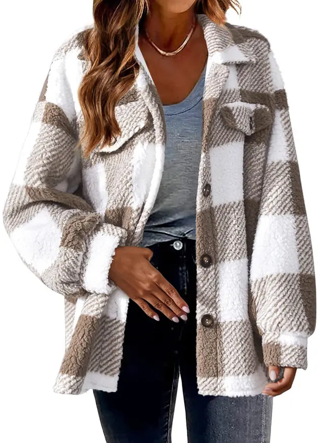 Women's Wool Coat Khaki - Shop at LoveMi