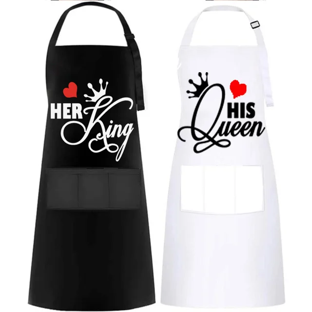 Personalized Printed Waterproof Antifouling Apron For Kitchen Household Style 10 - Shop at LoveMi