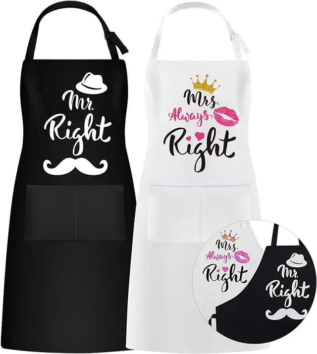 Personalized Printed Waterproof Antifouling Apron For Kitchen Household Style 20 - Shop at LoveMi