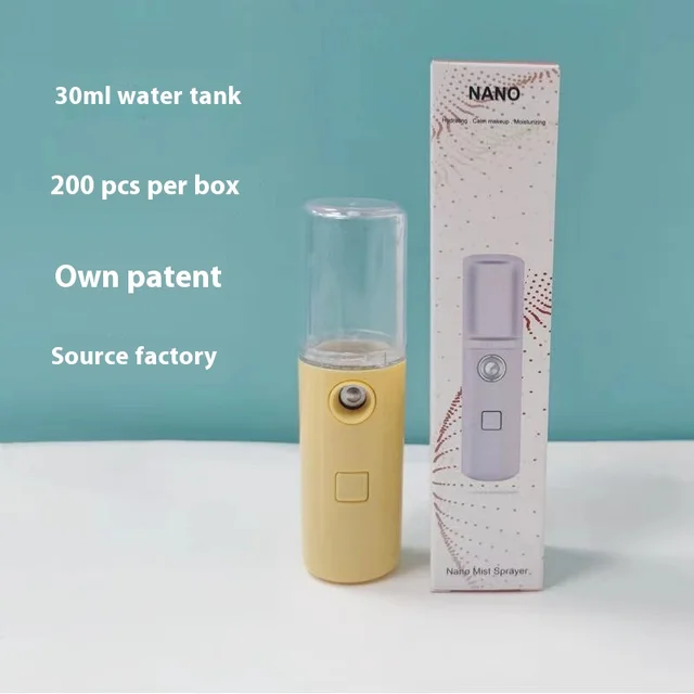 Creative Cartoon Cute Rabbit Doll Water Replenishing Instrument USB Rechargeable Humidifier Handheld L8 Yellow - Shop at LoveMi