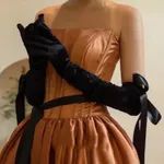 Black And Long Ribbon Style