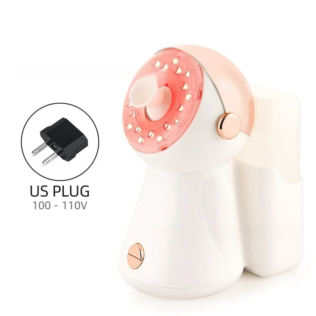 Facial Steamer With Light Household Nano Spray Hydrating And Humidifying Hot Spray 7 Color Color Light Rose Gold With Light Us - Shop at LoveMi