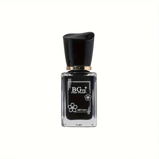 Non peeling Nail Polish Baking free Long lasting Wine Red 36 Colors 36 Classic Pure Black - Shop at LoveMi