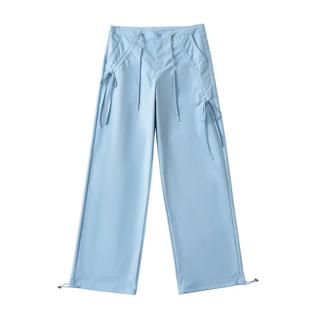 Sweet Cool Design Bow Overalls For Women Light Blue - Shop at LoveMi