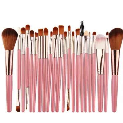 Brushes Suit Beauty Tools Makeup Eyeshadow Brush Set Suit Coffee Pink - Shop at LoveMi