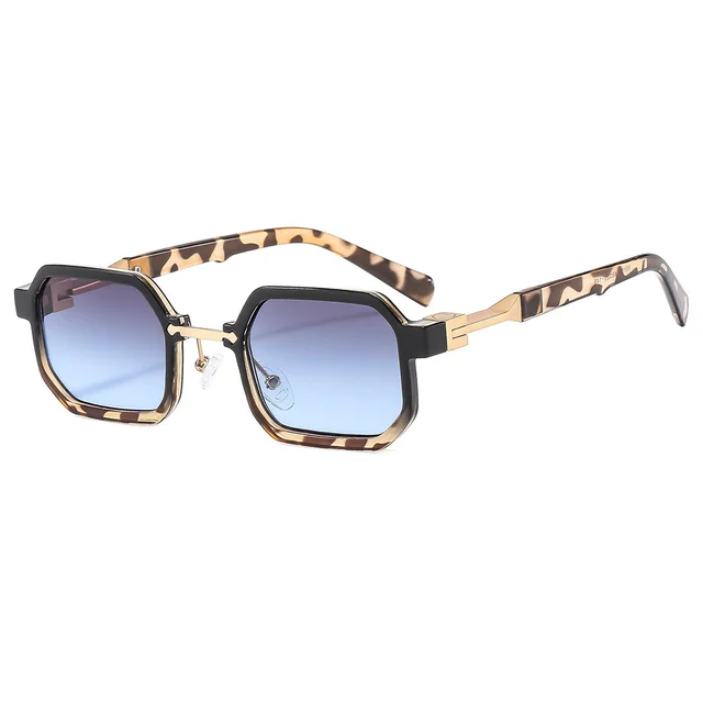 New Retro Hip Hop Small Square Box Exquisite Sun Glasses Tofu Pudding Box Plain Glasses - Shop at LoveMi